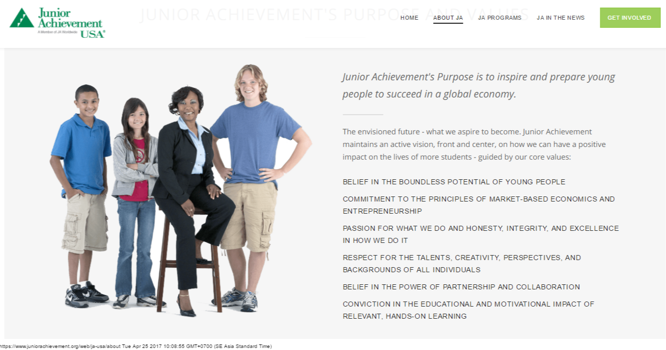 JUNIOR ACHIVEMENT – Inspire And Prepare Young People To Succeed. – CSR ...